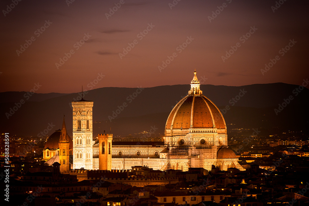 Florence at sunset , Italy III