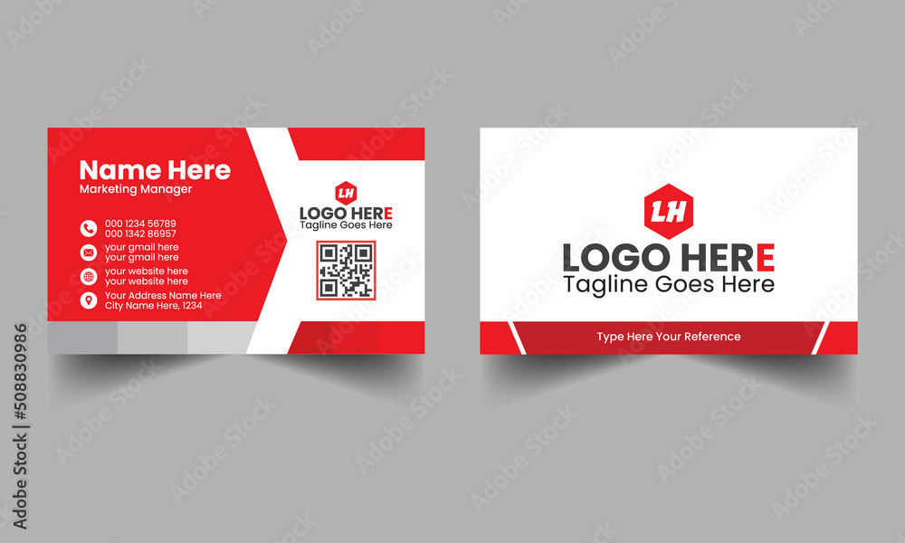 Fototapeta premium Business Card Design Template