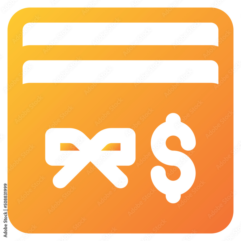 Obraz premium member card icon illustration