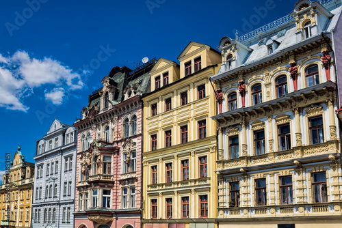 Obraz na płótnie liberec, tschechien - sanierte historische häuser w salonie