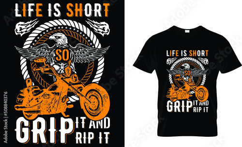 Motorcycle T shirt design...