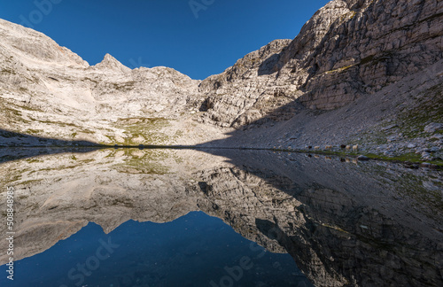 Kriski Podi in the heart of the Julian Alps mountains in Slovenia © gljivec