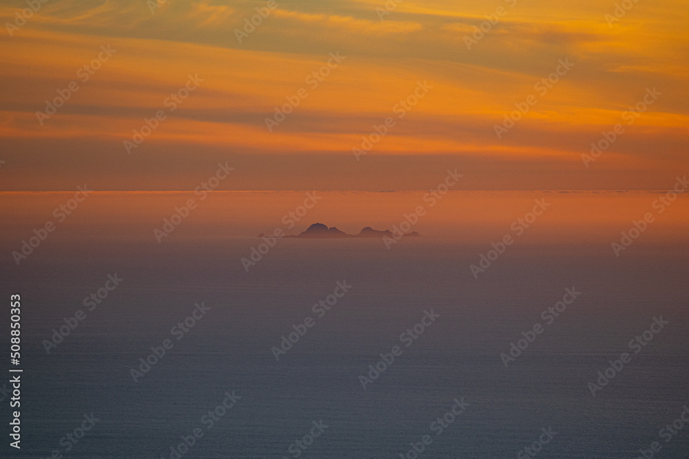 Farallon Islands Sunset on Mount Tamalpais Farallon Islands Sunset on Mount Tamalpais