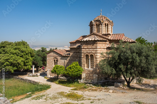 The Church of the Holy Apostles, also known as Holy Apostles of Solaki, is located in the Roman Agora of Athens, Greece and can be dated to around the late 10th century.