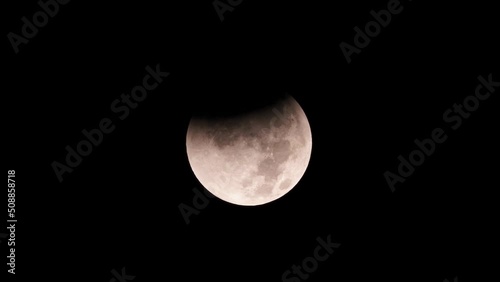 Blood Moon Lunar Eclipse timelapse - May 2022 photo