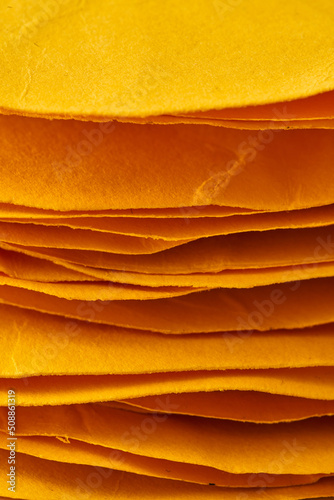 Fototapeta Naklejka Na Ścianę i Meble -  Yellow Paper Layers