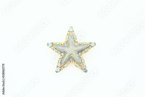 Star artistic brooch pin vintage costume jewelry fashion accessory