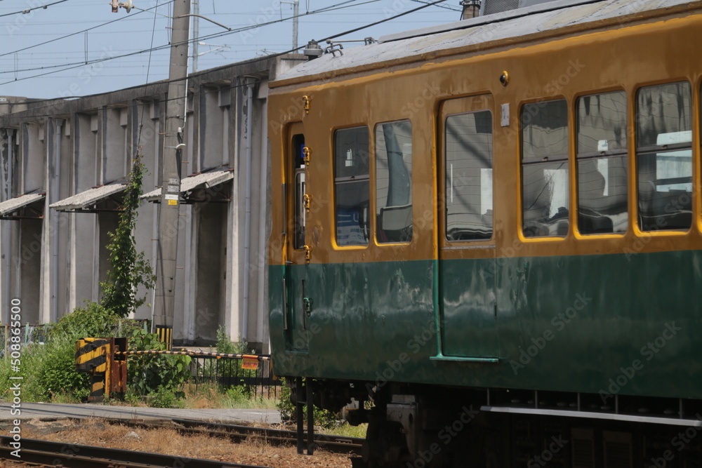 Obraz premium 富山地方鉄道の電車