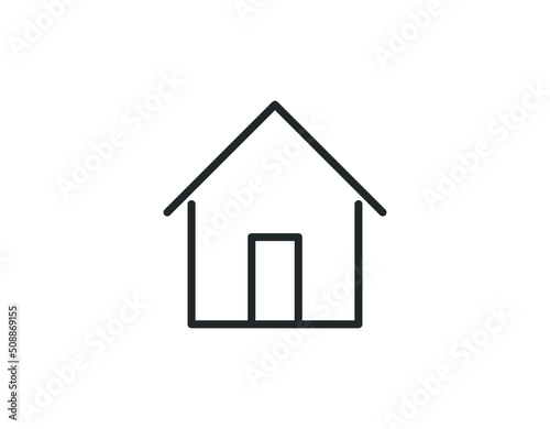 Home vector image to be used in web applications, mobile applications and print media.