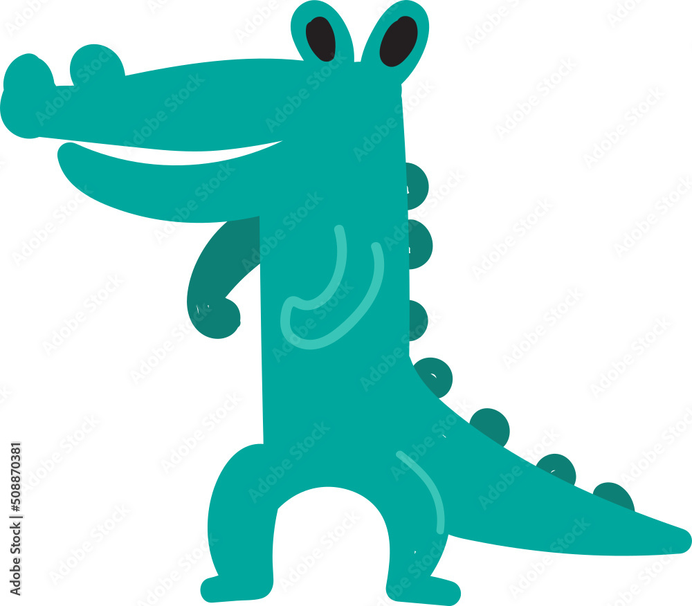 Naklejka premium crocodile