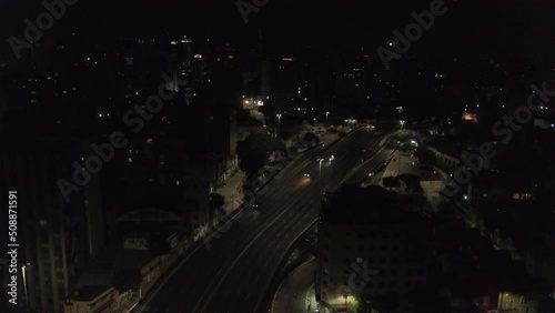 Viaduto Julio de Mesquita Filho, São Paulo, Noite photo