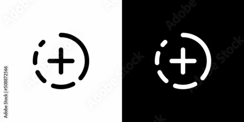 Social media stories. Story button icon vector