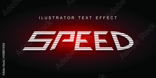 ilustrasi text effect