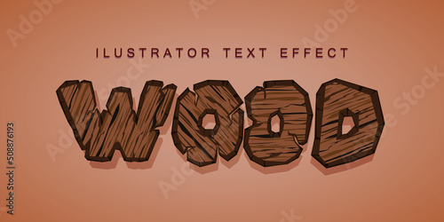 ilustrasi text effect