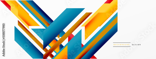 Dynamic lines background. Wallpaper for concept of AI technology, blockchain, communication, 5G, science, business and technology