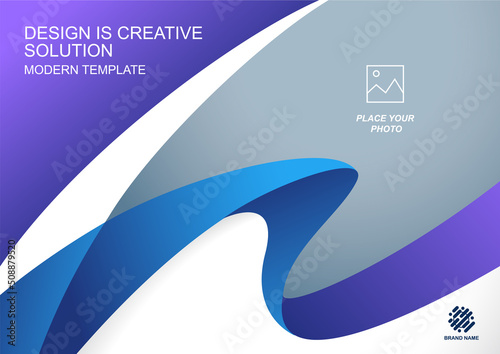 Template vector design for Brochure, Annual Report, Web design Poster, Corporate Presentation, Flyer, layout modern with size horizontal, Easy to use and edit.