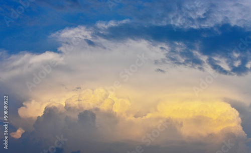 Nice clouds with blue sky background © Beach boy 2024