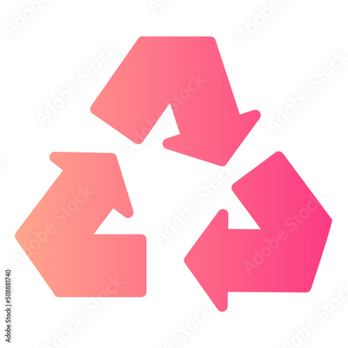 recyle gradient icon photo