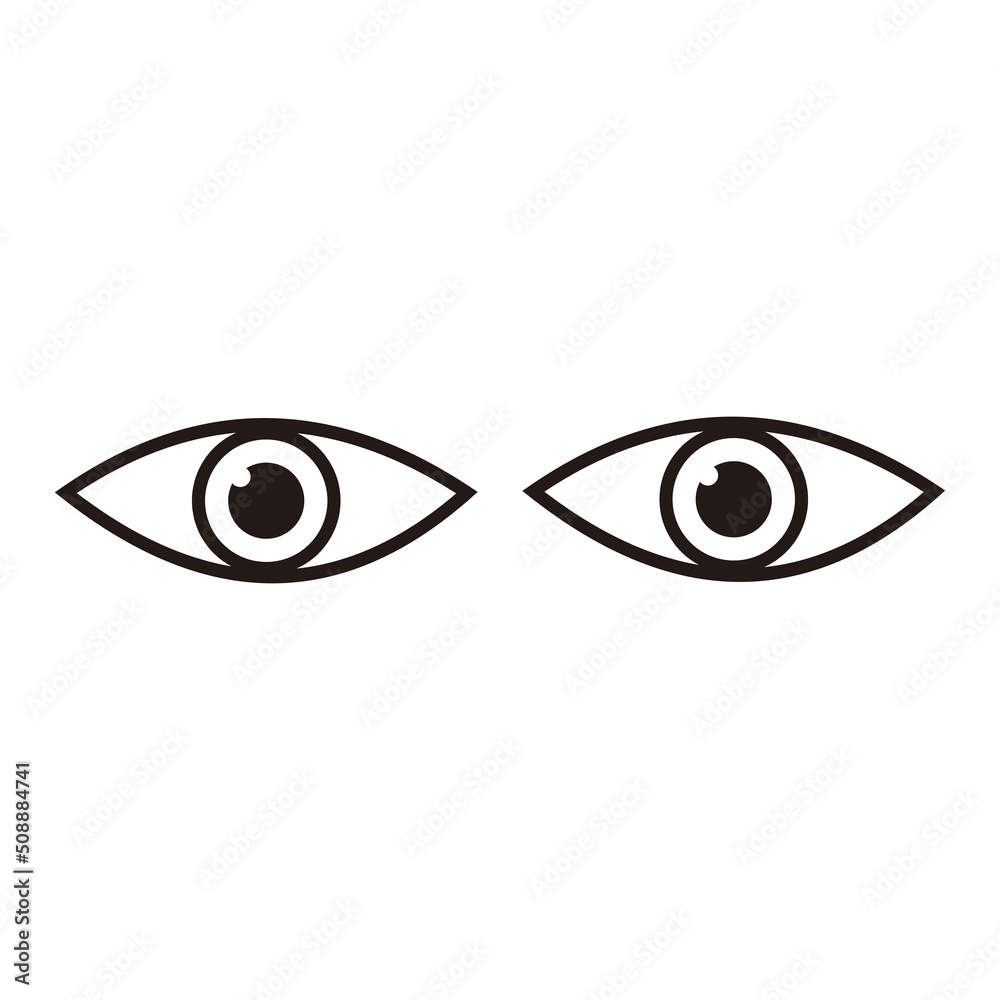 eye icon vector illustration symbol