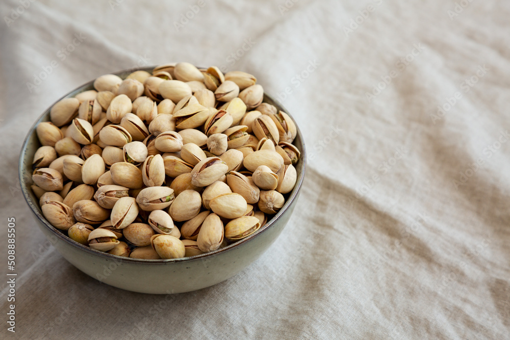 Roasted and Salted Pistachio in Shell. Copy space. Roasted and Salted Pistachio in Shell. Copy space.