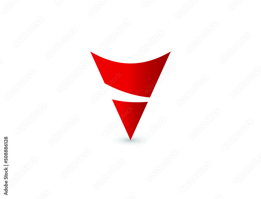 Vector abstract logo template. Material design style. Vector abstract logo template. Material design style.