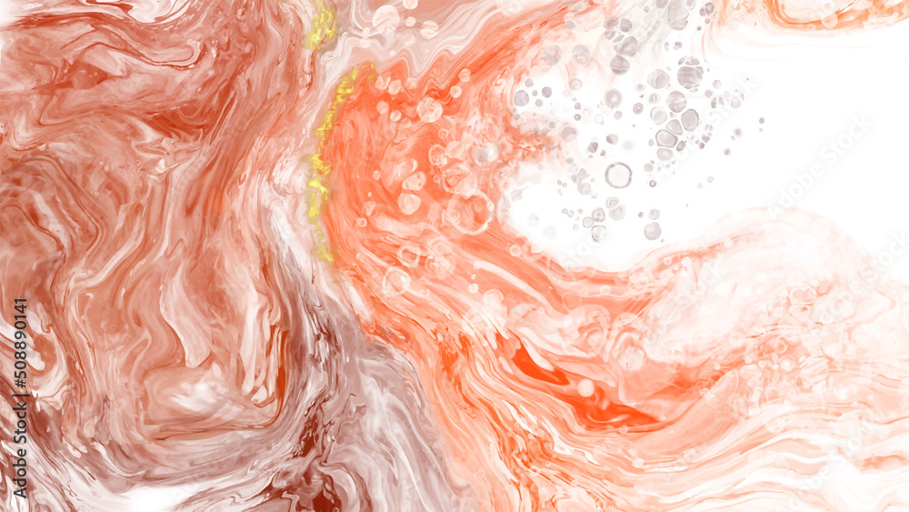 Vector coral banner. Hand drawn abstract paint brush stroke. Vector coral banner. Hand drawn abstract paint brush stroke.