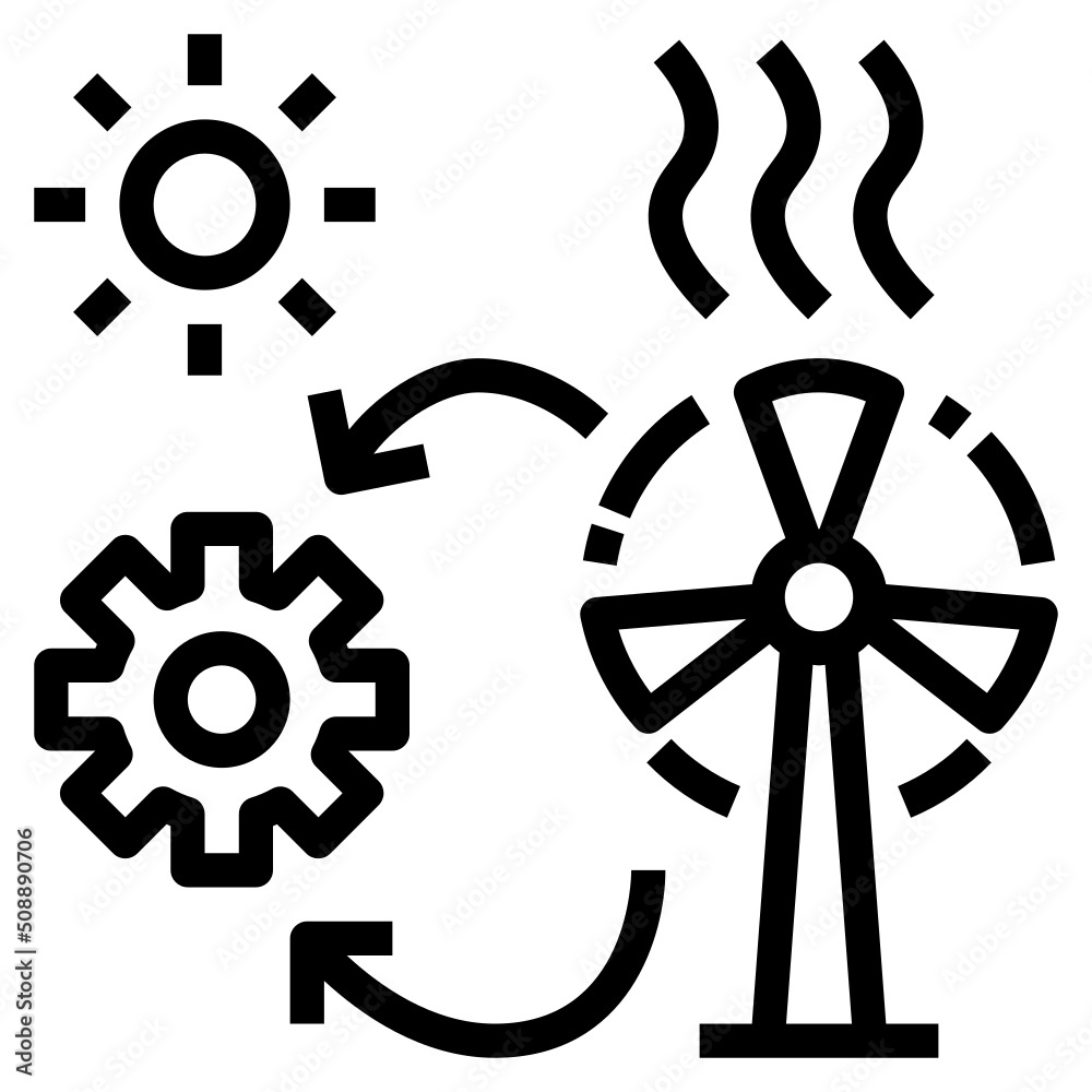 Obraz premium Alternative Energy Icon