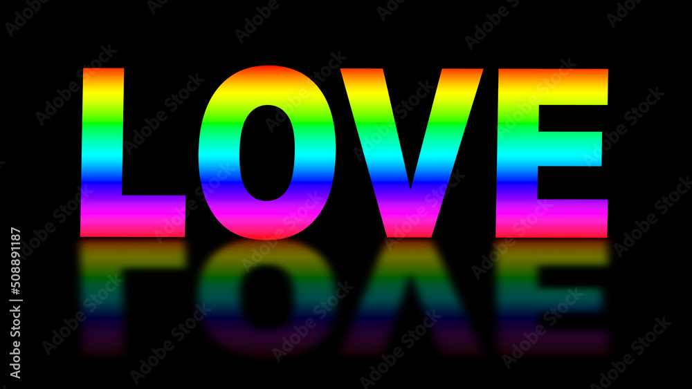 Rainbow text illustrating equality and diversity Rainbow text illustrating equality and diversity