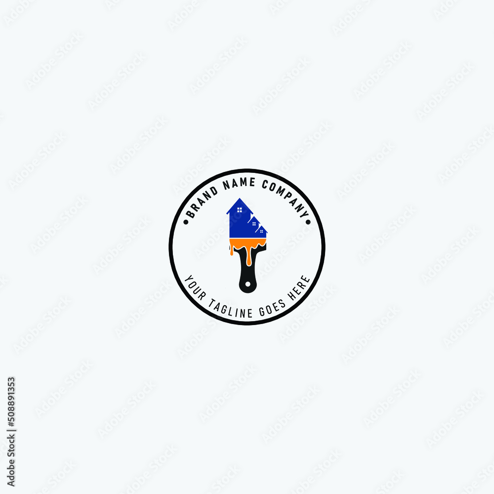 City Paint Logo, house paint, painting services, painting logo