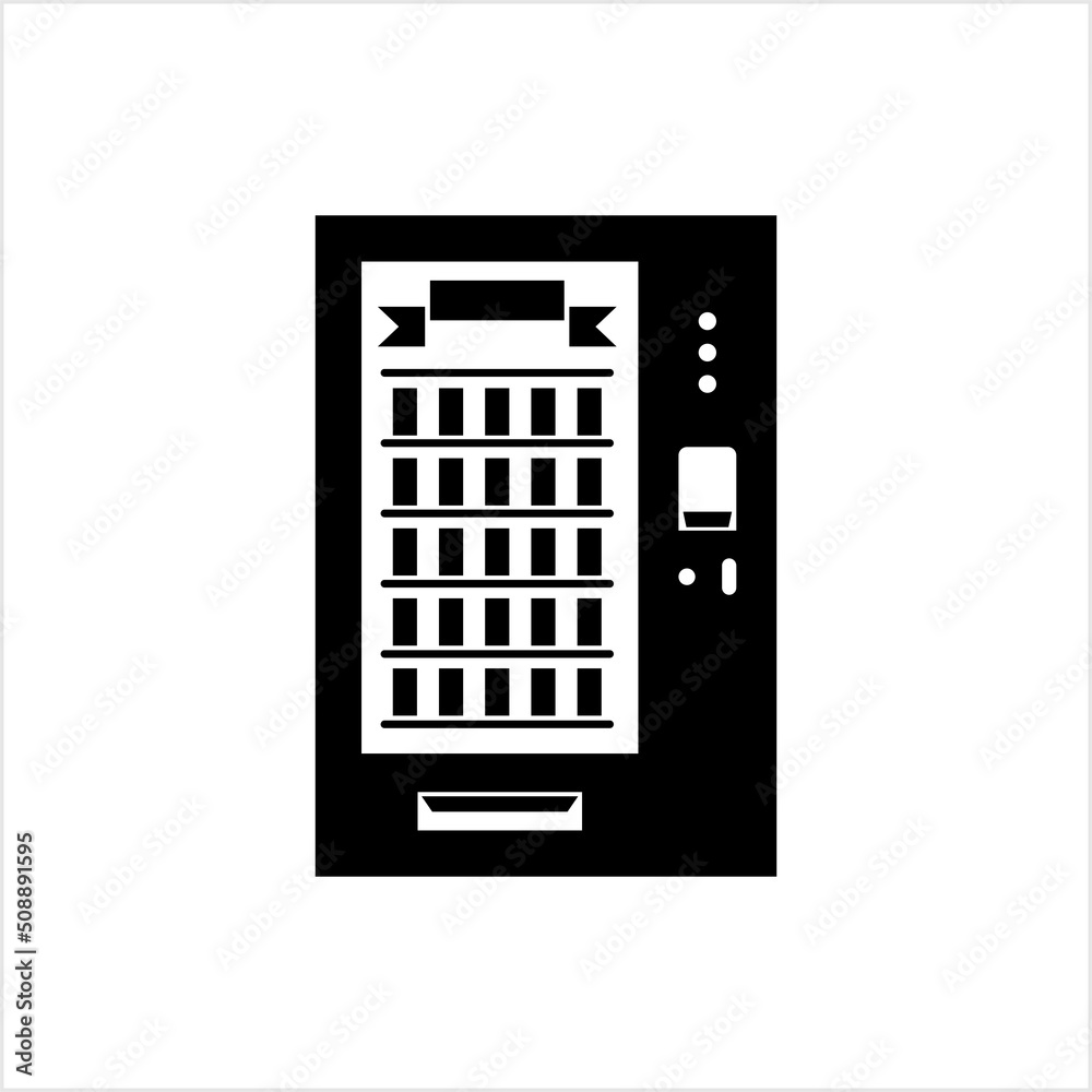 Soda Vending Machine Icon, Soda Can, Soft Drink Automatic Vending Machine Soda Vending Machine Icon, Soda Can, Soft Drink Automatic Vending Machine