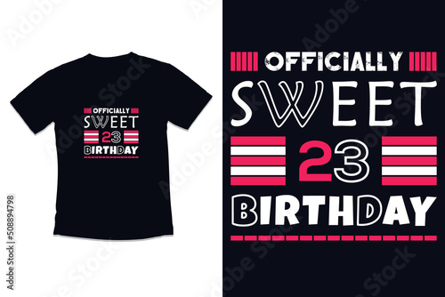 Birthday t-shirt design templates