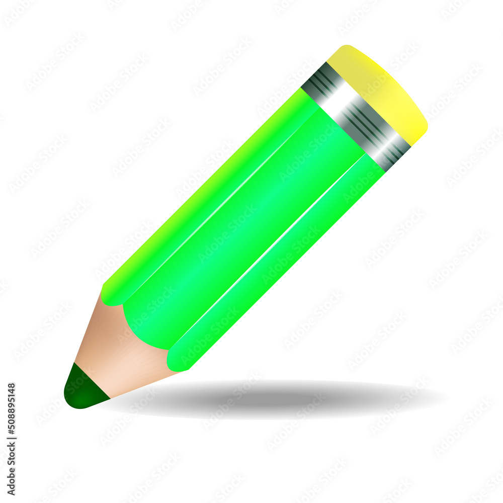 Pencil. School design. Office design. Vector illustration Pencil. School design. Office design. Vector illustration