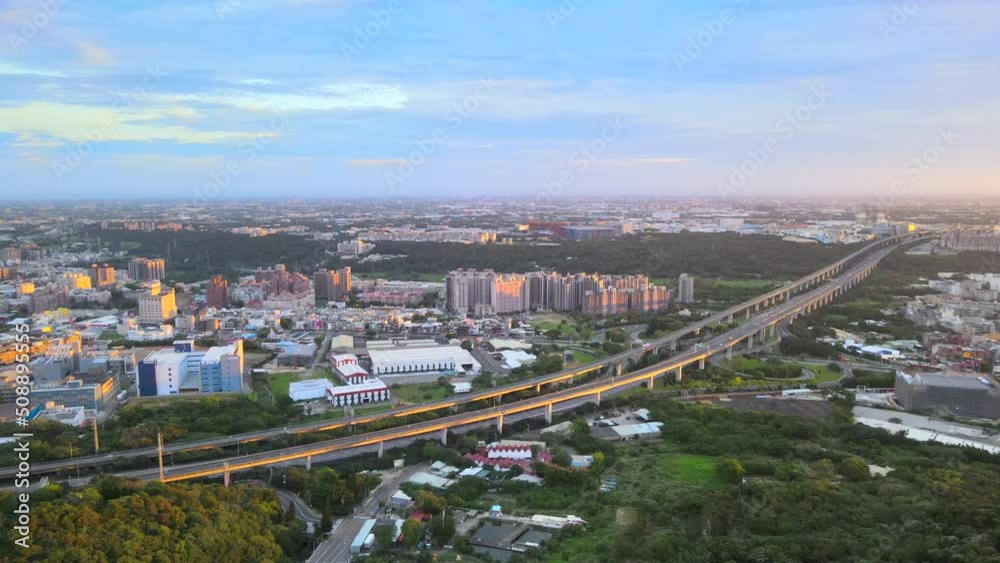 Taiwan Highway Interchange and Buildings Taiwan Highway Interchange and Buildings