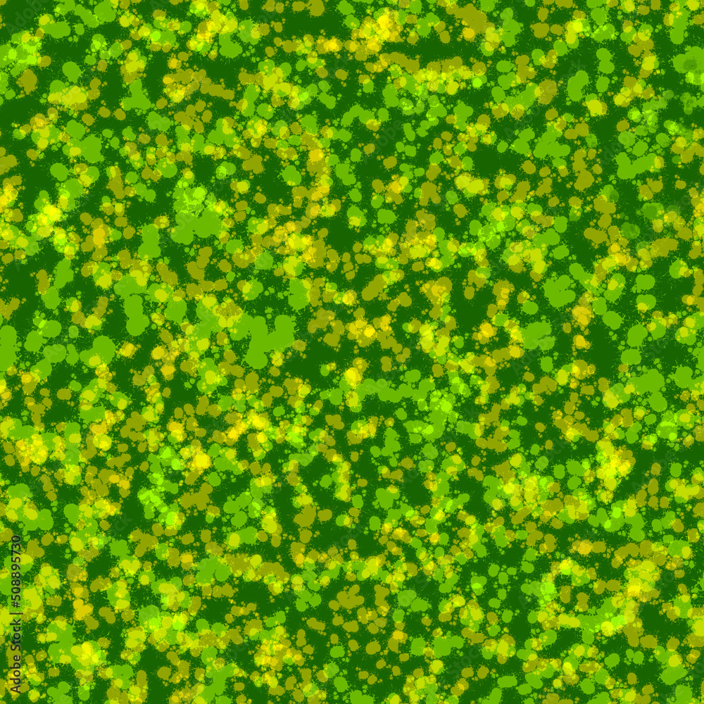 Abstract green hues paint seamless pattern with small irregular spots, blots, smudges and stains Abstract green hues paint seamless pattern with small irregular spots, blots, smudges and stains