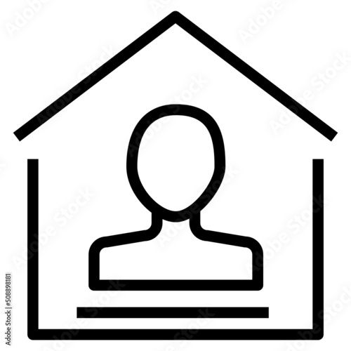 Self Isolation Icon