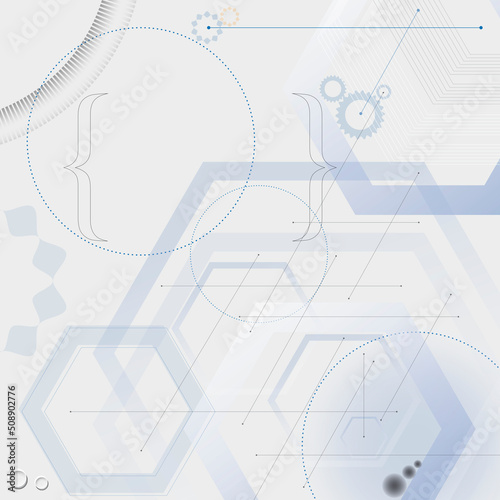 Layout geometrisch Klammer