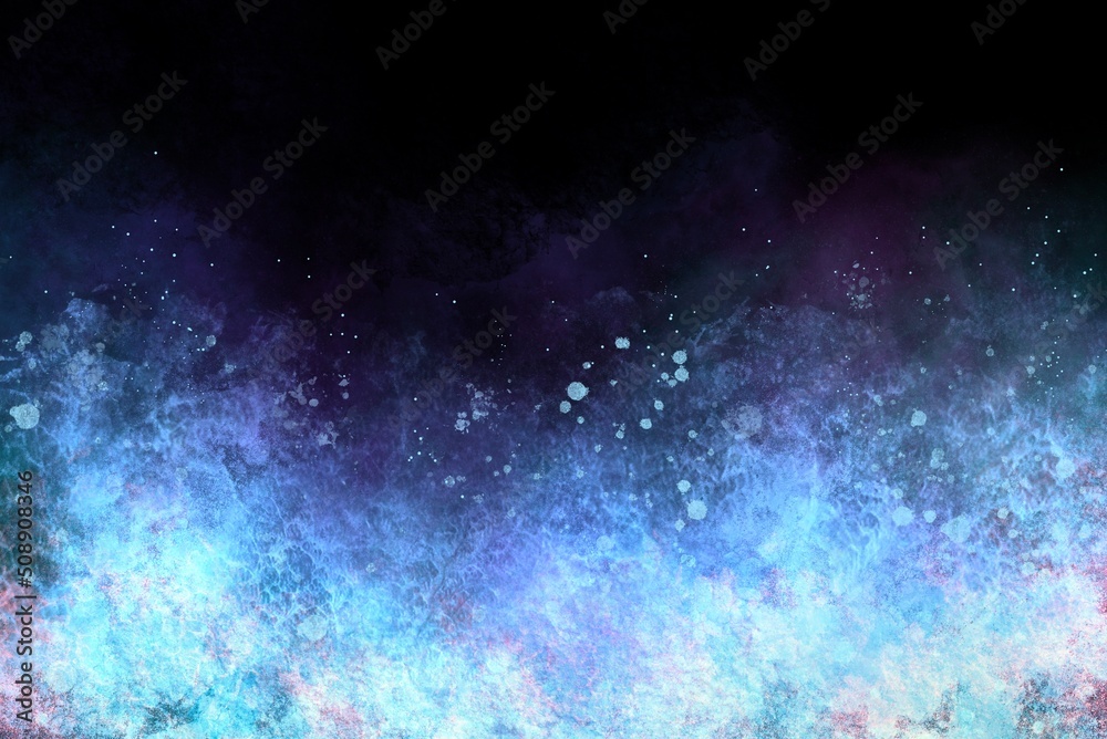 青い炎のような抽象的な エフェクト 背景素材 Stock Illustration Adobe Stock