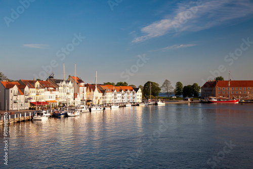 Waterfront at the port of Sonderborgl, Sonderborg, Denmark, Europe