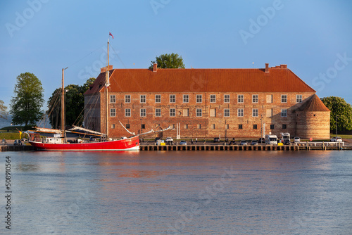 Castle Sonderborg,waterfront at the port of Sonderborg, Sonderborg, Denmark, Europe photo