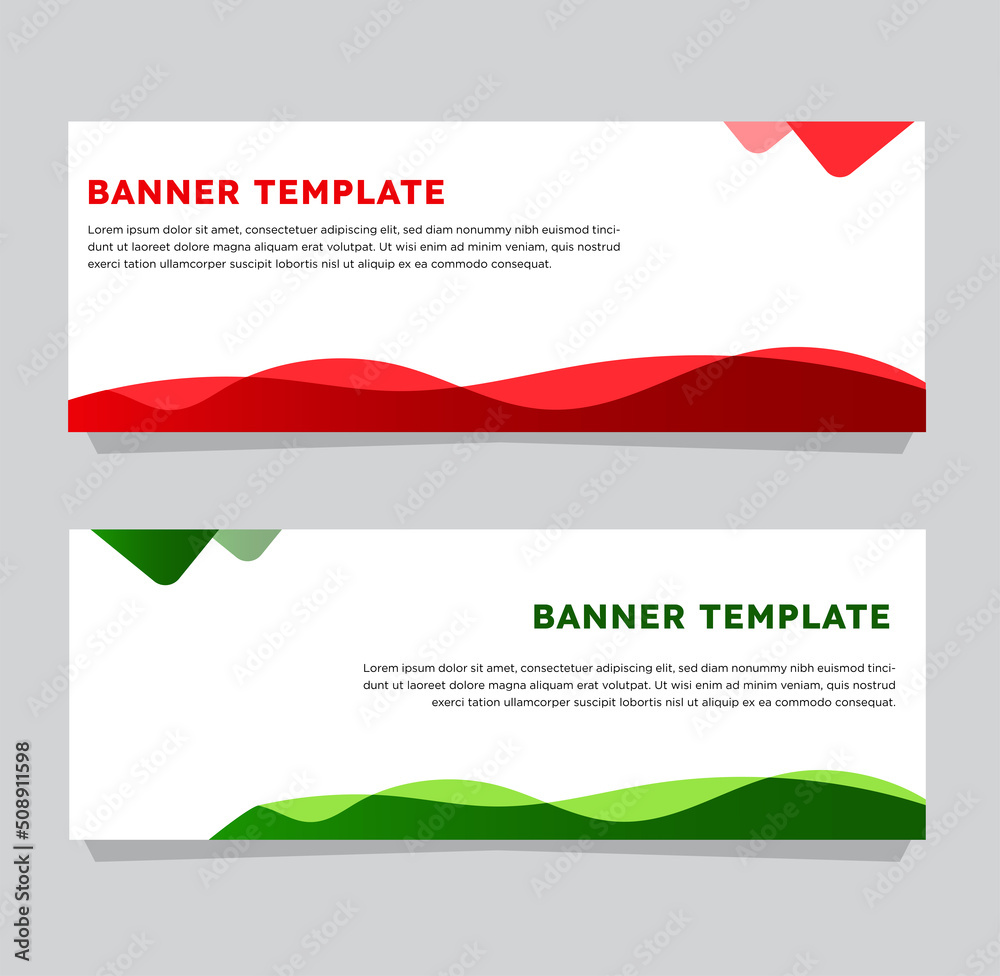 Fototapeta premium Colorful Banner Template