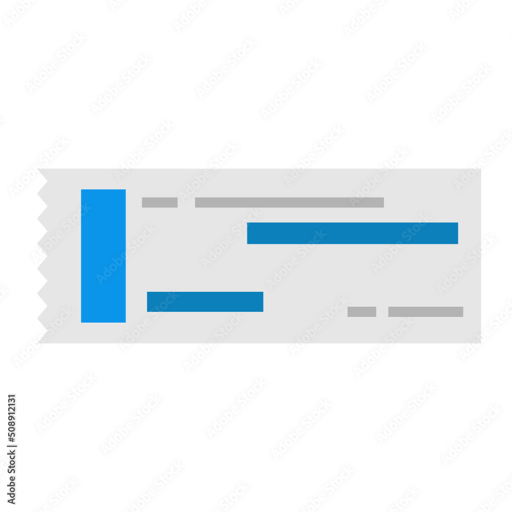 Obraz premium payment receipt icon with transparent background