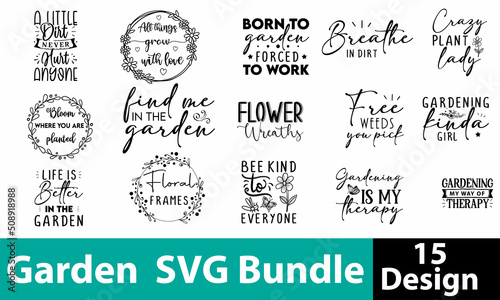 Garden SVG Bundle.