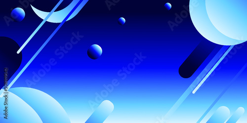 Abstract blue background with squares