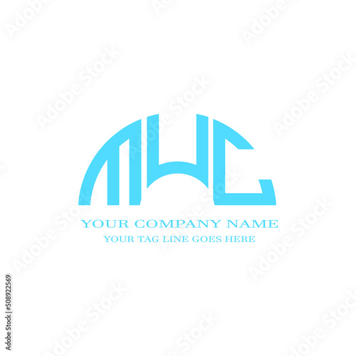 MUC letter logo creative design with vector graphic