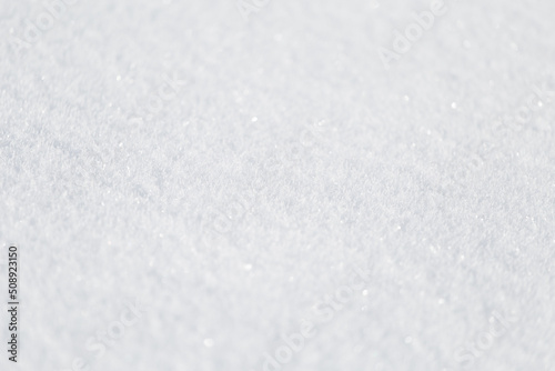 Closeup of fresh snow © aniad