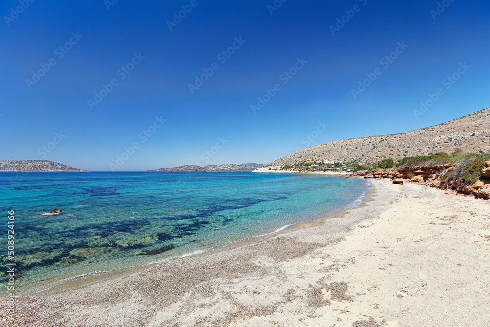 Thimari beach in Attica, Greece