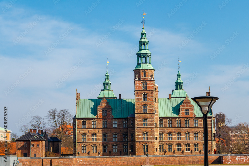 Obraz premium Rosenborg Castle in Copenhagen, Denmark