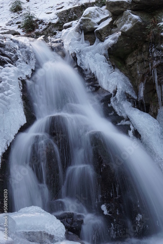 Waterflall in Barania Góra