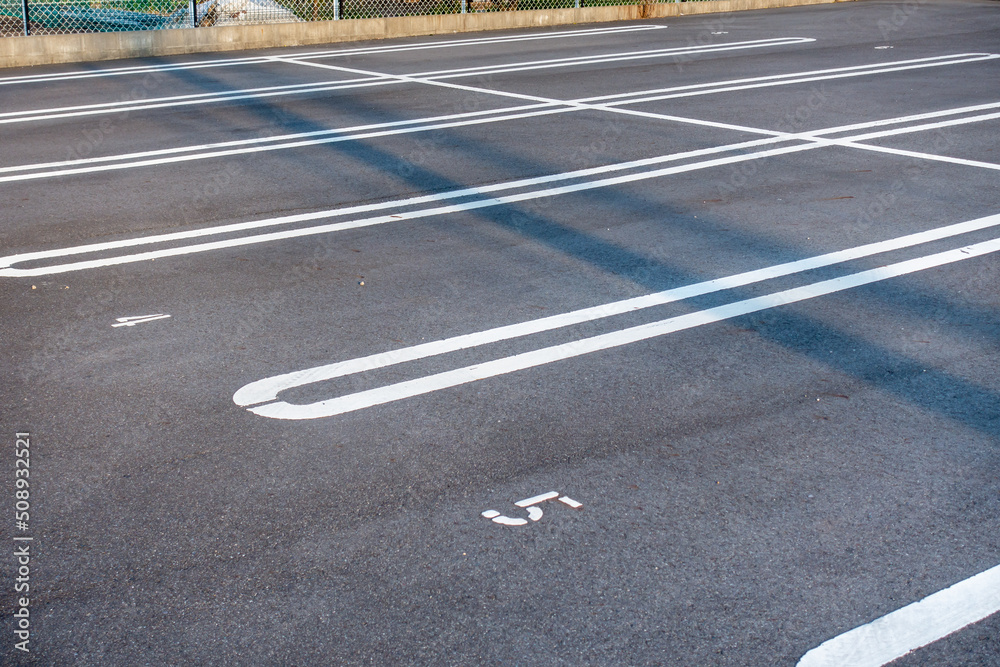 有料駐車場のイメージ写真。