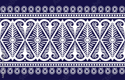 Decorative abstractethnic oriental  pattern traditional,Abstract ethnic geometric pattern background Design for carpet,wallpaper,clothing,wrapping,batik,fabric,traditional print vector illustration.